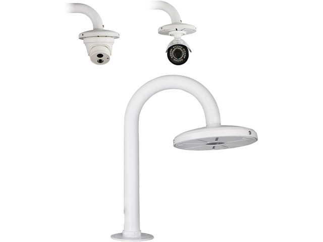 Security Camera Mount Bracket, Dome Camera Mount Universal Camera Wall Mounting Bracket for CCTV Security Camera/IP Camera, U Type (11.8 inch)