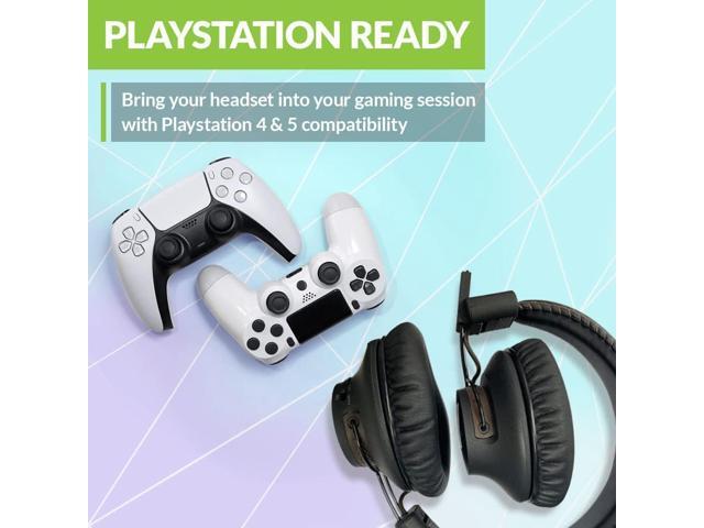 Avantree C519M - Bluetooth Headphones with Mic for PS5 & Switch, Wireless Headset with USB C Adapter for PC & Laptop, Low Latency, Support Two...