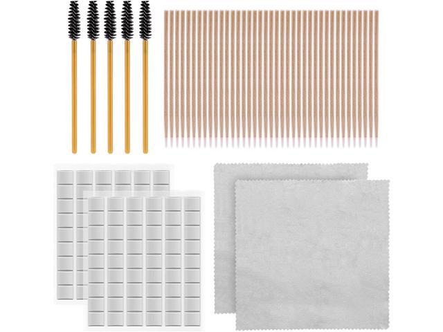 SAVITA 215pcs Professional Cleaner Kit Included 108pcs Putty Removers Wooden Cleaner Sticks Cleaning Brushes Microfiber Cloth for Apple Airpods.