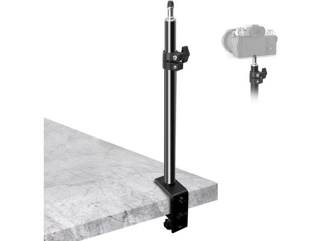 Desk Mount Stand Camera Desk Mount Stand Adjustable 14-24 inch Table Multi Mount Stand Padded Desk Clamp with Standard 1/4'' Screw Tip for DSLR...
