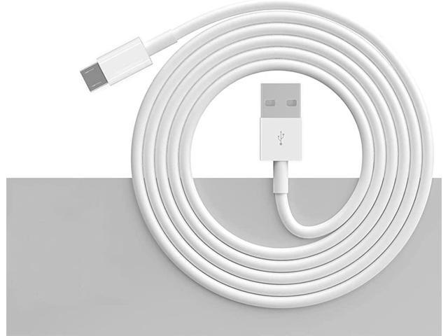10Ft/3M Micro USB Cables High Speed USB 2.0 A Male to Micro USB White - a