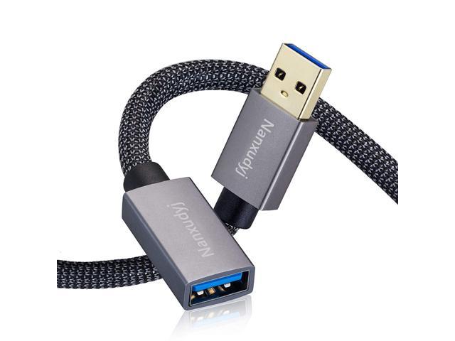 N USB 3.0 Extension Cable 1ft, USB Extender Cable Type A Male to A Female Data Transfer Cord 5Gbps for Playstation, Xbox, Oculus VR, USB Flash.