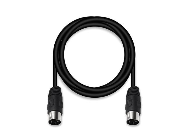 G 4 PIN DIN Cable 4-PIN DIN Male to Male Audio Adapter Connector for Vintage Television Set, DVD, Monitor(1.5m)
