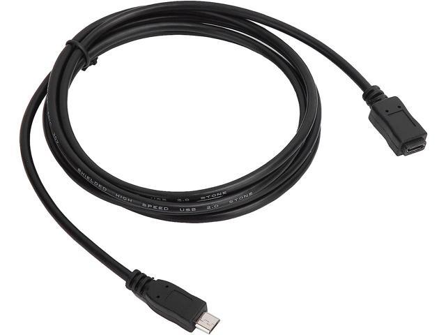 Micro USB Male to Female Cable,Micro USB 2.0 Male to Micro USB Female Extension Cable Extender Cord,Male to Female Adapter Cord for Phone/Tablet