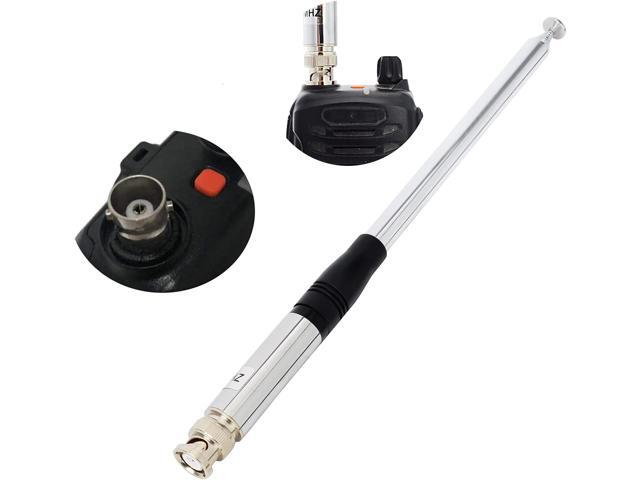 HYS 27Mhz Antenna 9-Inch to 51-inch Telescopic/Rod HT Antennas for CB Handheld/Portable Radio with BNC Connector Compatible with Cobra Midland...