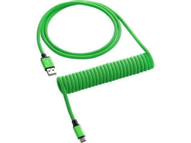C Classic Coiled Keyboard Cable (Viper Green, USB A to USB Type C, 150cm)