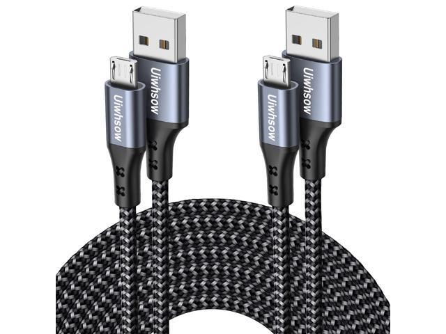 Micro USB Cable, 2Pack 3.3ft USB A to Micro Fast Charging Cable Braided Android Fast Charger Cord Compatible for Samsung Galaxy S7 S6 J7 Edge Note...
