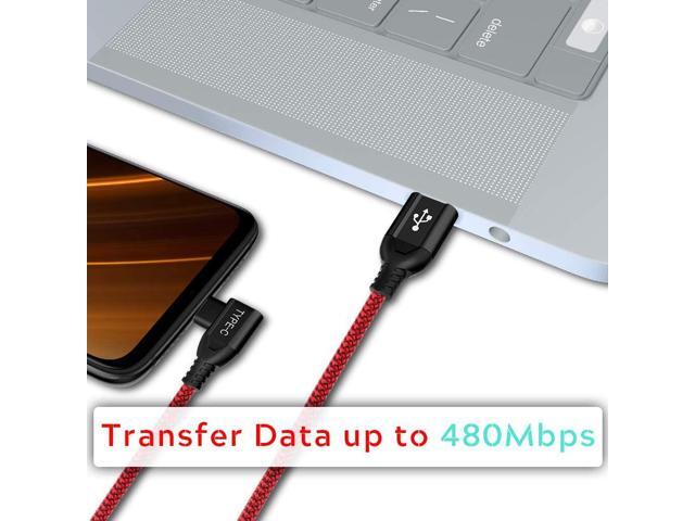 Dash Charge Cable, C 5V 4A USB C Cable for OnePlus 7 Charger Cable, 6.6FT Warp Charge for OnePlus 10 Pro/ 9 Pro/ 9, 90 Degree L-Line Dash Cable...