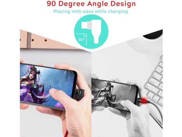 Dash Charge Cable, C 5V 4A USB C Cable for OnePlus 7 Charger Cable, 6.6FT Warp Charge for OnePlus 10 Pro/ 9 Pro/ 9, 90 Degree L-Line Dash Cable...