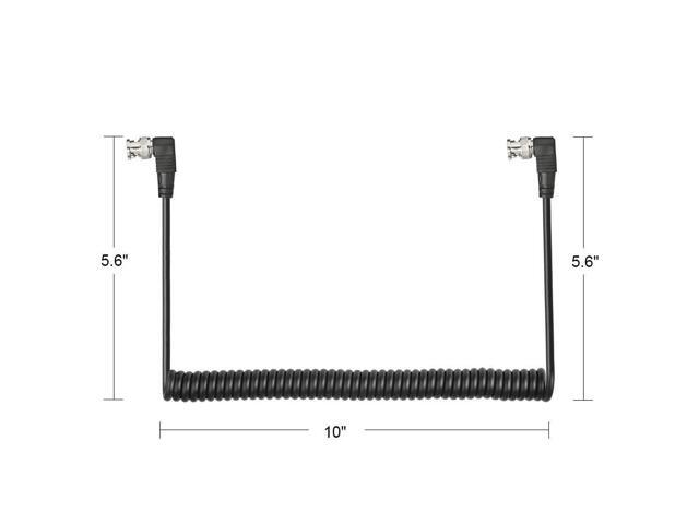 S BNC Cable 3G/HD SDI Cable(1M/3ft 75) Coil Cable BNC to BNC Extension Coaxial Cable for Cameras and Video EquipmentSupports HD-SDI/3G-SDISDI Video...