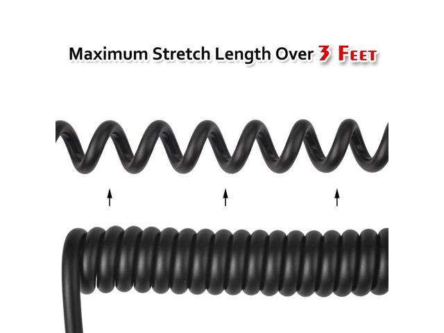 S BNC Cable 3G/HD SDI Cable(1M/3ft 75) Coil Cable BNC to BNC Extension Coaxial Cable for Cameras and Video EquipmentSupports HD-SDI/3G-SDISDI Video...