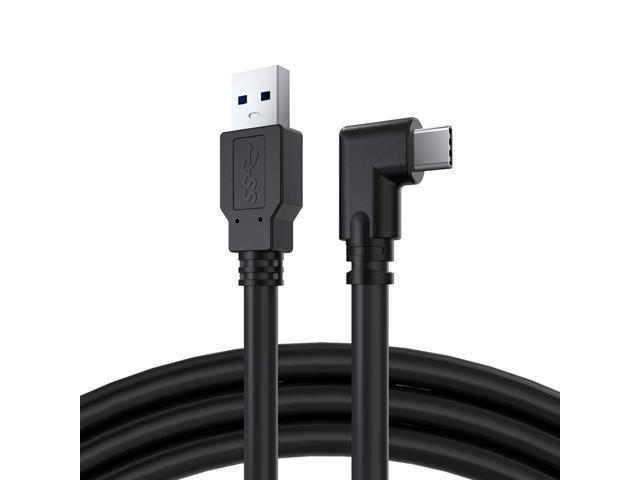 Port Wireless 15ft Right Angle USB-C Cable Compatible with Sony Alpha A7S III, A7 III, A7R III, A7R IV, Canon EOS R5, EOS R6, FujiFilm X-T4, X-T3.