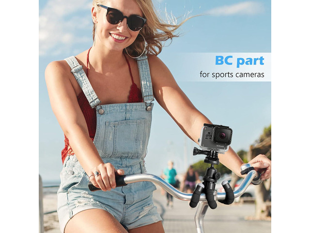Ubeesize Phone Tripod, Portable and Flexible Tripods with Wireless Remote and Clip, Cell Phone Tripode Stand for Video Recording
