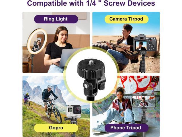 UBeesize 62' Phone Tripod & Selfie Stick, Camera Tripod Stand with Wireless Remote and Phone Holder,Compatible with iPhone Android Phone, Perfect...