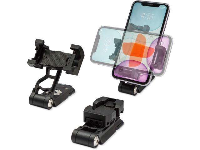 IFOOTAGE Universal Phone Tripod Mount Adapter with Cold Shoe, 360° Rotation Cell Phone Holder for Tripod Selfie Stick Monopod, Desk Phone Stand...