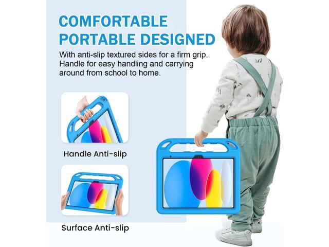 BMOUO Kids Case for iPad 11th Generation (A16) 11 Inch 2025/iPad 10th Generation 10.9' 2022 - with Built-in Screen Protector, Shockproof Handle...