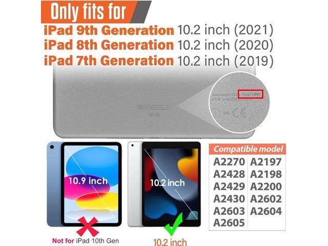 SUPLIK Kids Case for iPad 9th/8th/7th Generation - iPad 10.2 inch 2021/2020/2019 Case with Built-in Screen Protector, Durable Shockproof Handle...