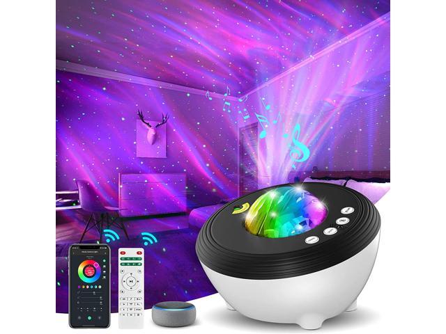 alaxy Projector, Star Projector Galaxy Light for Bedroom with APP & Remote Control Bluetooth Music Speaker & 8 White Noises, LED Starlight.