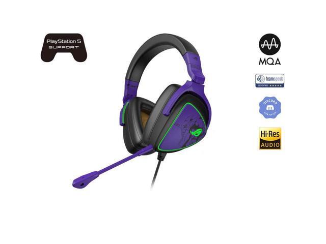 ASUS ROG Delta S EVA Edition RGB Headset, High-Resolution ESS 9281, Noise-Canceling Microphone, PC/MAC/PlayStation/Nintendo - Evangelion Limited