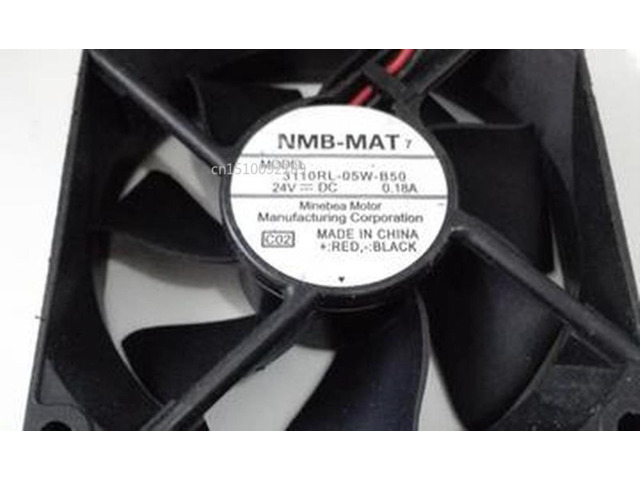 Ventilador de refrigeración de frecuencia Variable, 3110RL-05W-B50 DC24V 0.18A 8CM 8025