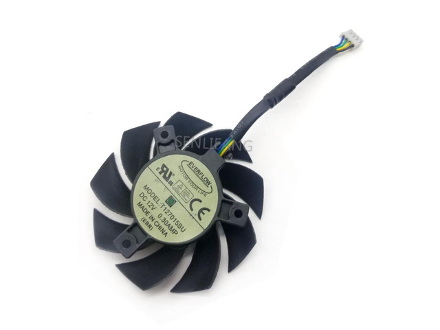 Everflow T127015SU 65 MM DC 12 V 0.30AMP 4 P 4Pin 40*40*40 MM Video Grafikkarte Lufter