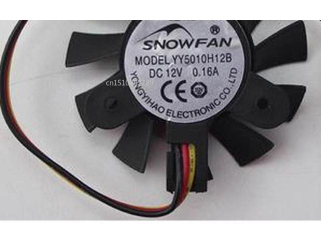 Para YY5010H12B YY5010H12S YY5010M05S 4,5 cm en diámetro ventilador principal envÃo gratis