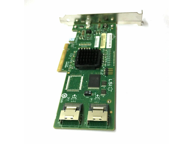 Tarjeta Raid para LSI SAS 3081E-R LSISAS1068E B3 8, Puerto HBA JBOD SFF8087 MiniSAS 3Gb PCI-E X8, tarjeta controladora