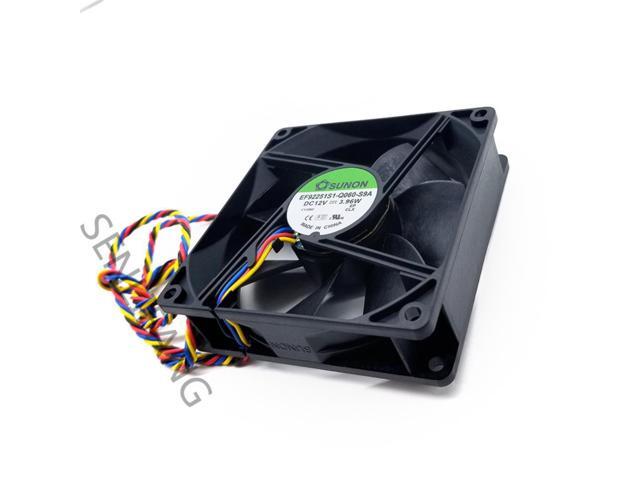 Nuevo para SUNON DC12V EF92251S1-Q060-S9A, 90x90x25mm, ventilador de refrigeración de 4 cables