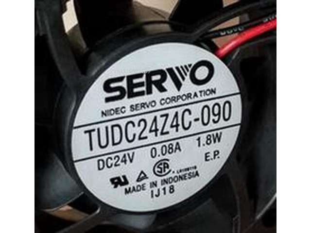 Ventilador enfriador de servidor, 2 cables, 60x60x25mm, CC 24V, 0,08a, 1,8 W, para SERVO TUDC24Z4C-090