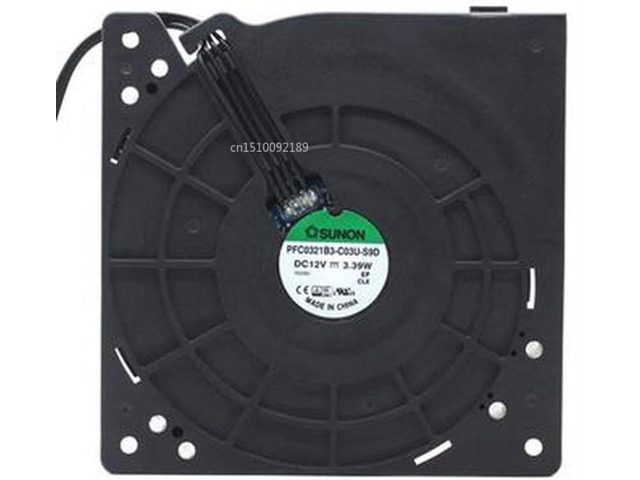 Ventilador de refrigeración para turbina SUNON PFC0321B3-C03U-S9D, 12V, 3,39 W, 12032, 120mm