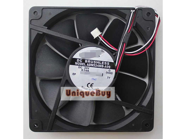 For ADDA ADN524MB-A99 135*135*25mm 24V 0.14A 3pin Cooling Fan Processor Cooler Heatsink Fan