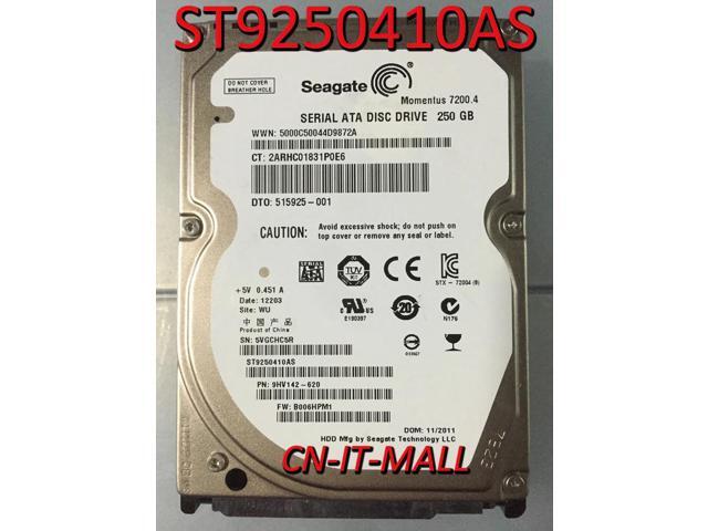 Pulled 2.5 7200rpm 16M Sata ST9250410AS 250G HDD