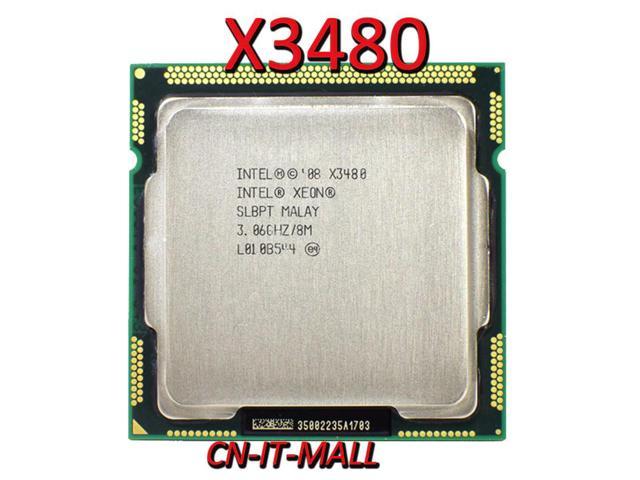 Pulled Xeon X3480 CPU 3.06GHz 8M 4 Core 8 Threads LGA1156 Processor