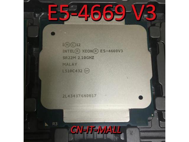 Intel Xeon E5-4669 V3 CPU 2.1GHz 45M 18 Core 36 Threads LGA2011-3 Processor