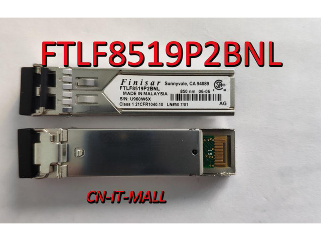 Pulled Finisar FTLF8519P2BNL 850nm 2G SFP Optical Tranceiver