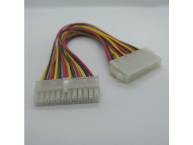 30CM ATX power supply cable 24 pin male to 24 pin female 24PIN extension cable cord for desktop computer motherboard Adapter