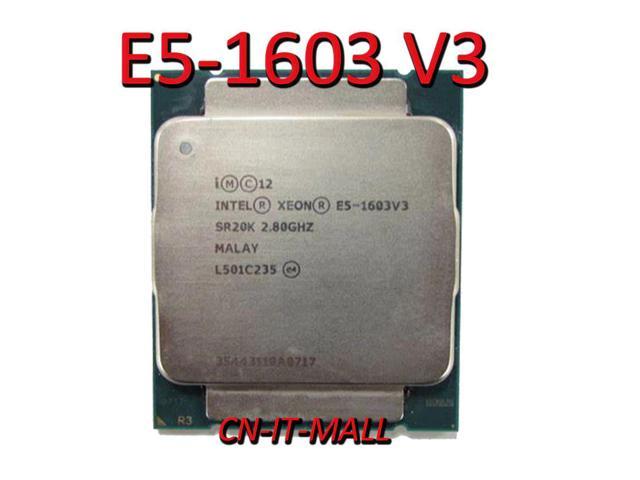Intel Xeon E5-1603 V3 CPU 2.8GHz 10M 4 Core 4 Threads LGA2011-3 Processor