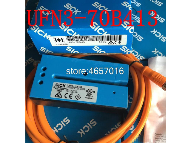 UFN3-70B413 6049678 Sick 100% & Ultrasonic Photoelectric Sensor Replace UF3-70B410 with Cable