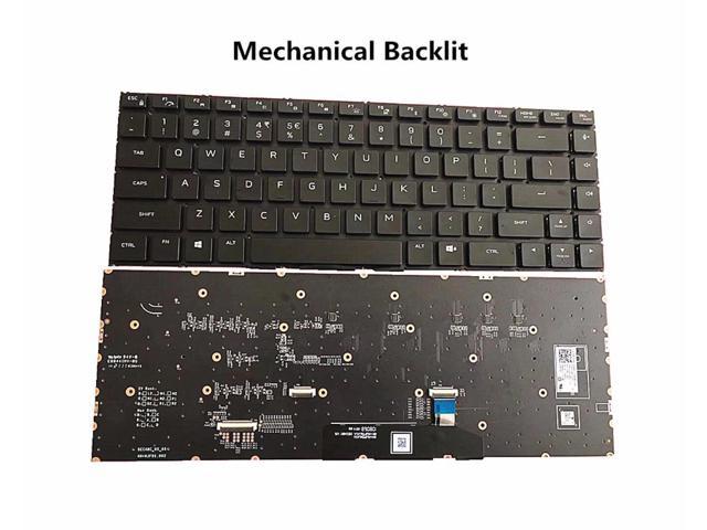 Laptop/Notebook US RGB Mechanical Backlit Keyboard for Dell Alienware M15 R6 X15 X17 R1 Cherry