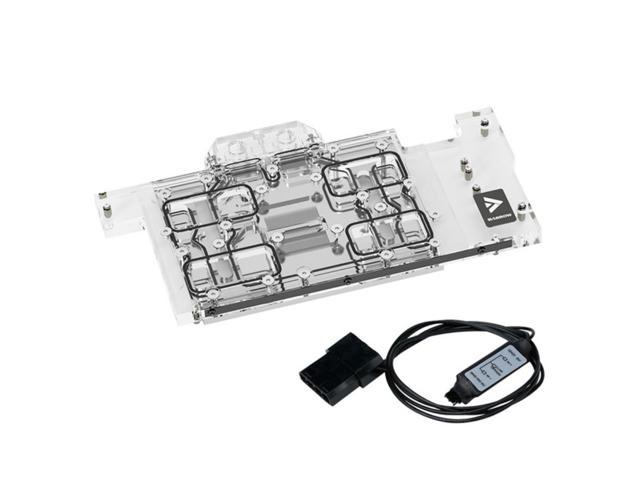 Barrow GPU Water Block For ASUS DUAL RTX 3070 O8G Graphics Card, Copper Full Cover, 5V 3PIN Light Effect, BS-ASD3070-PA