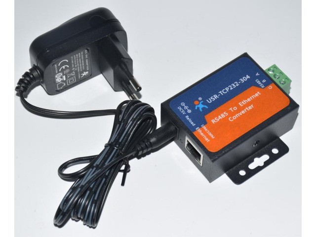 Modbus serial port RS485 to Ethernet Converter server USR-TCP232-304 data transmission DHCP/DNS Supported