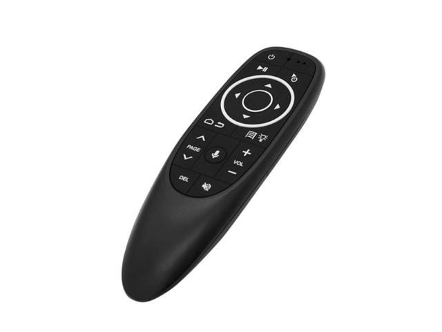 Voice Air Mouse with Wireless Microphone Remote Control with IR Learning Gyroscope LED Backlit for Android Box