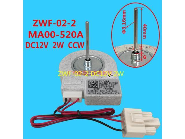 1pcs Applicable to the Midea Samsung refrigerator fan motor ZWF-02-2 DC12V 2W refrigerator DC motor fan parts photo