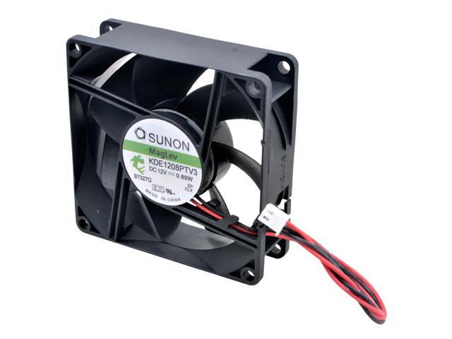 KDE1208PTV3 8cm 80mm fan 80x80x25mm 8025 DC12V 0.89W Magnetic suspension bearing Silent cooling fan for power supply