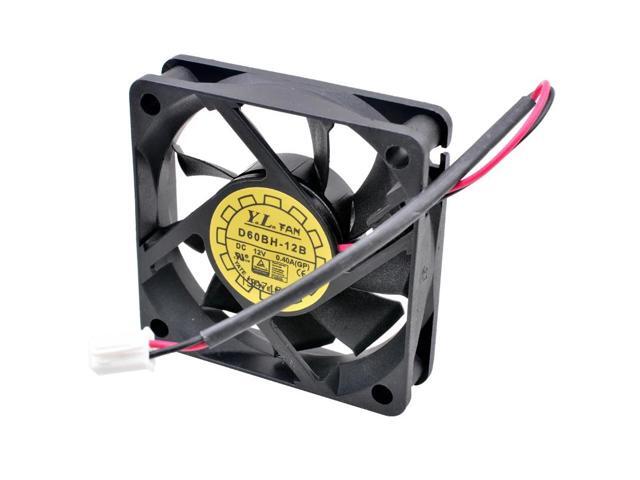 D60BH-12B 6cm 60mm fan 60x60x15mm 6015 DC12V 0.40A Double ball bearing for power cooling fan