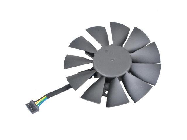 FD7010H12S DC12V 0.35A 75mm diameter, 40mm hole pitch, 4pin, cooling fan for graphics card