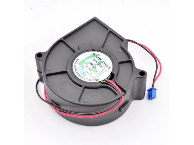 RBH7530S 75mm 75x75x30mm DC12V 0.70A 2 lines turbo blower blower cooling fan with high air volume