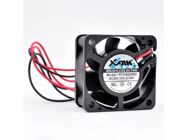 RDD4020B2 4cm 40mm fan 40x40x20mm DC24V 0.09A 2 wires Double ball bearings Cooling fan for inverter