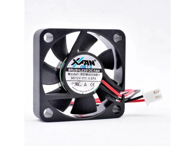RDM4010B1 4cm 40mm fan 40x40x10mm DC12V 0.07A Double ball bearing 2 wires Quiet small cooling fan