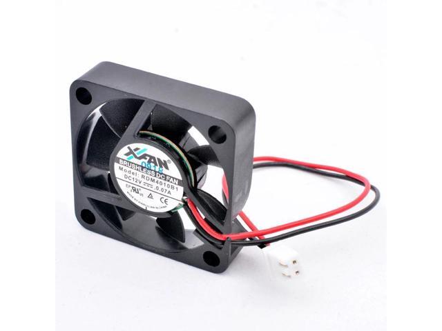 RDM4010B1 4cm 40mm fan 40x40x10mm DC12V 0.07A Double ball bearing 2 wires Quiet small cooling fan